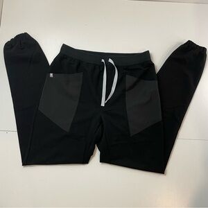 FIGS Men's Brisbane Jogger Scrub Pants Black size XS M20SW2014 PO#1622
